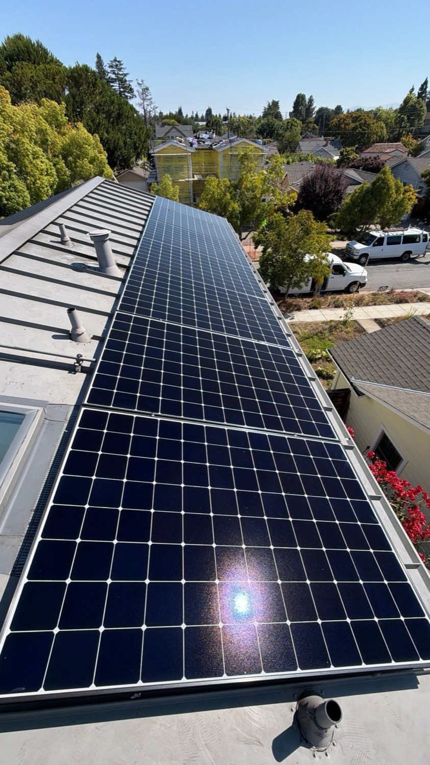 Solar Panel Cleaning by Resolution Gutter Inc.